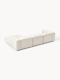 Modulares Ecksofa Lennon aus Leinen-Mix, Bezug: 50 % Viskose, 25 % Leinen, Gestell: Fichtenholz, Sperrholz, m, Leinen-Mix Beige, B 327 x T 180 cm, Eckteil links