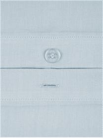 Poszewka na poduszkę z satyny bawełnianej Comfort, 2 szt., Jasny niebieski, S 40 x D 80 cm