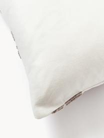 Poszewka na poduszkę Fran, 100% bawełna, Greige, złamana biel, S 45 x D 45 cm