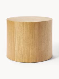 Set de mesas de centro de madera Dan, 2 uds., Tablero de fibras de densidad media (MDF) con chapado de roble, Madera clara, Set de diferentes tamaños