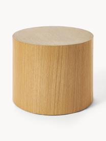 Súprava konferenčných stolíkov z dreva Dan, 2 diely, Drevovláknitá doska strednej hustoty (MDF) s dyhou z dubového dreva, Dubové drevo, Súprava s rôznymi veľkosťami