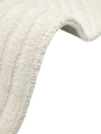 Wollen vloerkleed Mason, handgetuft, Onderzijde: 100% katoen Bij wollen vl, Crèmewit, B 160 x L 230 cm (maat M)
