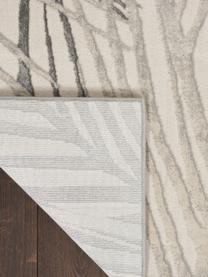 Laagpolige loper Rustic Texture met hoog-laag effect, 51% polypropyleen, 49% polyester, Beige, taupe, B 70 x L 230 cm