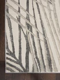 Tapis de couloir à poils courts avec effet de relief Rustic Texture, 51 % polypropylène, 49 % polyester, Beige, taupe, larg. 70 x long. 230 cm