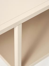 Metalen salontafel Neptun, Gepoedercoat metaal, Beige, B 90 x D 60 cm