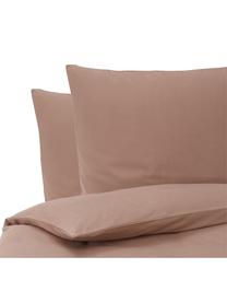 Flanelová posteľná bielizeň Biba, Hnedá, 200 x 200 cm + 2 vankúše 80 x 80 cm