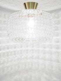 Lampa sufitowa ze szkła Spring, Odcienie złotego, transparentny, Ø 36 x W 27 cm