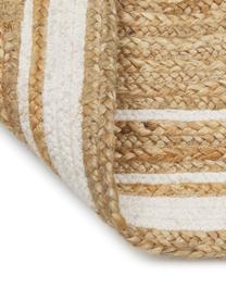 Handgewebter Jute-Teppich Clover, 75 % Jute, 25 % Baumwolle

Das in diesem Produkt verwendete Material ist schadstoffgeprüft und zertifiziert nach STANDARD 100 by OEKO-TEX®, HOHENSTEIN HTTI, 16.HIN.79297., Braun, Weiß, B 80 x L 150 cm (Größe XS)