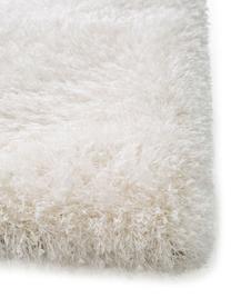 Tapis blanc poils longs Lea, Blanc