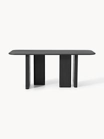 Table en chêne Jolka, tailles variées, Chêne noir laqué, larg. 180 x prof. 95 cm