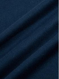Tmavě modrý flanelový povlak na polštář Erica, 2 ks, Námořnická modř, Š 40 cm, D 80 cm