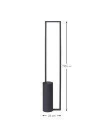 Lampa podłogowa LED Geometric, Czarny, W 130 cm
