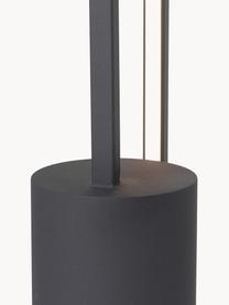 Lampada da terra a LED Geometric, Lampada: acciaio verniciato a polv, Nero, Alt. 130 cm