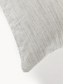 Gewaschener Baumwoll-Bettdeckenbezug Caspian mit Streifen, 100 % Baumwolle

Fadendichte 110 TC, Standard Qualität

Bettwäsche aus Baumwolle fühlt sich auf der Haut angenehm weich an, nimmt Feuchtigkeit gut auf und eignet sich für Allergiker.
Durch ein besonderes Waschungsverfahren erhält der Stoff eine robuste, unregelmäßige Stonewash-Optik. Außerdem wird der Stoff dadurch weich und geschmeidig im Griff und erhält eine natürliche Knitter-Optik, die kein Bügeln erfordert und Gemütlichkeit ausstrahlt.

Das in diesem Produkt verwendete Material ist schadstoffgeprüft und zertifiziert nach STANDARD 100 by OEKO-TEX®, 4854CIT, CITEVE, Greige, Off White, B 200 x L 200 cm