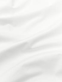 Gewassen katoenen perkal laken Louane, Weeftechniek: perkal Draaddichtheid 200, Wit, B 240 x L 280 cm