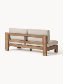 Set lounge modular para exterior de madera de acacia Joshua, 4 pzas., Tapizado: 100% poliéster (resistent, Beige, madera de acacia pintado, An 326 x F 248 cm