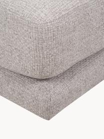 Sofa-Hocker Jasmin, Bezug: 100% Polyester Der hochwe, Gestell: Massives Fichtenholz FSC-, Webstoff Hellgrau, B 105 x H 75 cm