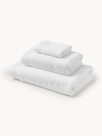 Set de toallas de algodón ecológico Premium, tamaños diferentes, 100% algodón ecológico con certificado GOTS (por GCL International, GCL-300517)
Gramaje superior 600 g/m², Blanco, Set de 4 (toalla lavabo y toalla ducha)