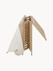 Cesta de lavandería de bambú con bolsa de tela Aden, Bambú, Beige, An 59 x Al 52 cm