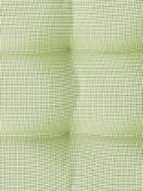 Zweifarbig gewebtes Outdoor-Sitzkissen St. Maxime, Grün, B 38 x L 38 cm