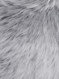 Tappeto in pelle di pecora liscia Oslo, Retro: 100% pelle rivestita senz, Grigio chiaro, Larg. 60 x Lung. 180 cm