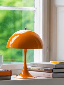 Stmievateľná stolová LED lampa Panthella, V 34 cm, Oceľ oranžová, Ø 25 x V 34 cm