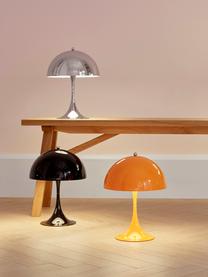 Lampada da tavolo a LED con luce regolabile e timer Panthella, alt. 34 cm, Paralume: acciaio rivestito, Struttura: alluminio rivestito, Acciaio arancione, Ø 25 x Alt. 34 cm