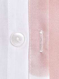 Dwustronna pościel z perkalu Rest od Kery Till, Blady różowy, biały, 240 x 220 cm + 2 poduszki 80 x 80 cm