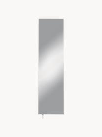 Draaibare wandkast Momo, Frame: MDF, in folie, Corpus: wit Front: spiegelglas, B 50 x H 195 cm