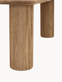 Stolik kawowy z drewna dębowego Didi, Lite drewno dębowe olejowane, Drewno dębowe, S 90 x G 90 cm
