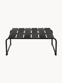 Table basse de jardin artisanale Ocean, Noir, larg. 79 x prof. 70 cm