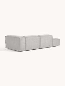 Modulaire chaise longue Lennon, Bekleding: 100% polyester De slijtva, Frame: massief grenenhout, multi, Poten: kunststof Dit product is , Geweven stof grijs, B 269 x D 119 cm, armleuning links