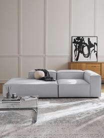 Diván modular Lennon, Tapizado: 100% poliéster Alta resis, Estructura: madera contrachapada de p, Patas: plástico Este producto es, Tejido gris, An 269 x F 119 cm, reposabrazos izquierdo