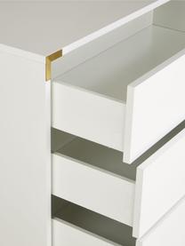 Kommode Elegance in Weiß, Korpus: Mitteldichte Holzfaserpla, Weiß, 80 x 80 cm