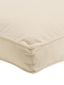 Cojín de asiento Zoe, Funda: 100% algodón, Beige, An 45 x L 45 cm