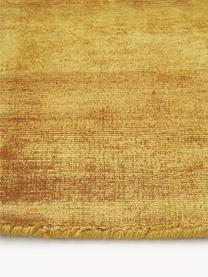 Ręcznie tkany dywan z wiskozy Jane, Słoneczny żółty, S 200 x D 300 cm (Rozmiar L)