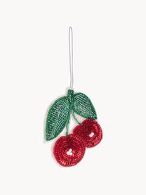 Addobbo albero di Natale Fruit, Plastica, feltro, Verde, rosso, bianco, Larg. 9 x Alt. 10 cm