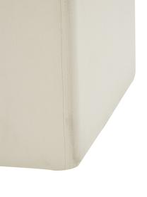 Samt-Hocker Winou mit Stauraum, Bezug: Samt (Polyester) Der hoch, Korpus: Sperrholz, Metall, Samt Hellbeige, B 50 x H 48 cm