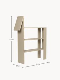 Scaffale in legno Horse, Pannello di fibra a media densità (MDF) laccato

Questo prodotto è realizzato con legno di provenienza sostenibile e certificato FSC®., Beige chiaro, Larg. 91 x Alt. 111 cm