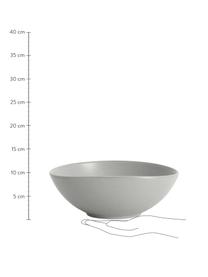 Steingut-Schale Refine in organischer Form, Ø 28, Steingut, Grau, Ø 28 x H 11 cm