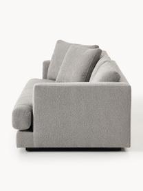 Sofa Bouclé Tribeca (3-osobowa), Tapicerka: Bouclé (93% poliester, 6%, Stelaż: drewno bukowe, drewno sos, Nogi: drewno sosnowe Ten produk, Szary Bouclé, S 228 x G 104 cm