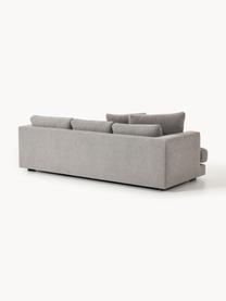 Sofa Bouclé Tribeca (3-osobowa), Tapicerka: Bouclé (93% poliester, 6%, Stelaż: drewno bukowe, drewno sos, Nogi: drewno sosnowe Ten produk, Szary Bouclé, S 228 x G 104 cm