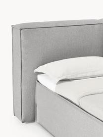 Kontinentálna posteľ Lennon, Sivá, Š 140 x D 200 cm, tvrdosť H2