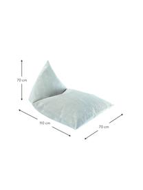 Kinder-Liegesack Sugar aus Cord, Bezug: Cord (100 % Polyester) au, Cord Mintgrün, B 70 x L 110 cm