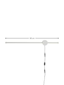 Stmívatelné nástěnné LED svítidlo Aliso, Světle šedá, Š 80 cm, V 8 cm