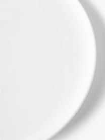 Insalatiera in porcellana Nessa, Porcellana a pasta dura di alta qualità smaltata, Bianco latte lucido, Ø 25 x Alt. 9 cm
