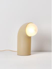 Stolní lampa Memphis, Polyresin, Světle žlutá, Š 11 cm, V 26 cm