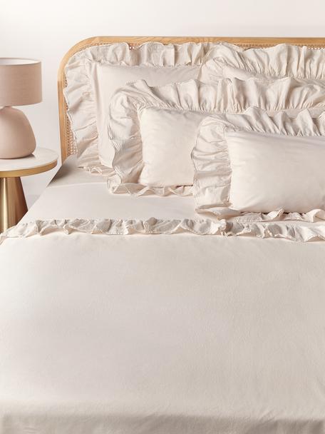 Bavlnená posteľná plachta Louane, 100 %  bavlna
Hustota vlákna 200 TC, kvalita Comfort
Posteľná bielizeň z bavlny je príjemná na dotyk, dobre absorbuje vlhkosť a je vhodná pre alergikov
Látka bola podrobená špeciálnemu procesu „Softwash”, ktorý zabezpečuje nepravidelný vypraný vzhľad, je mäkká, pružná a má prirodzený krčivý vzhľad, ktorý nevyžaduje žehlenie a pôsobí útulne
Materiál použitý v tomto výrobku bol testovaný na škodlivé látky a certifikovaný podľa STANDARD 100 by OEKO-TEX®, 4265CIT, CITEVE., Béžová, Š 240 x D 280 cm