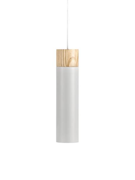 Lámpara de techo Tilo, Pantalla: metal recubierto, Anclaje: metal recubierto, Cable: plástico, Gris, marrón, Ø 6 x Al 25 cm