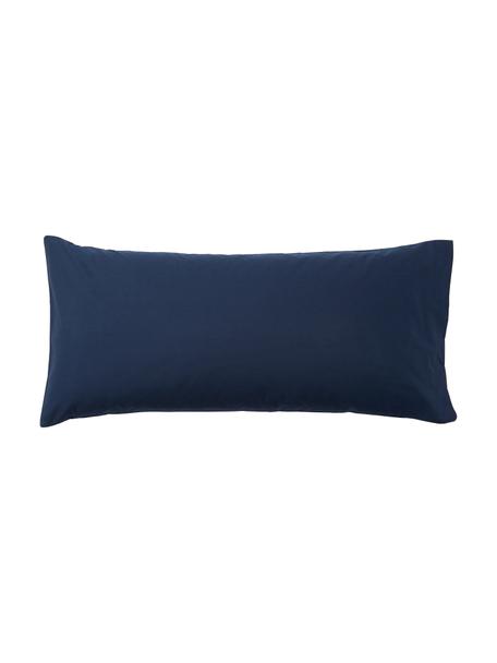 Povlaky na polštáře z bavlněného perkálu Elsie, 2 ks, Tmavě modrá, Š 40 cm, D 80 cm